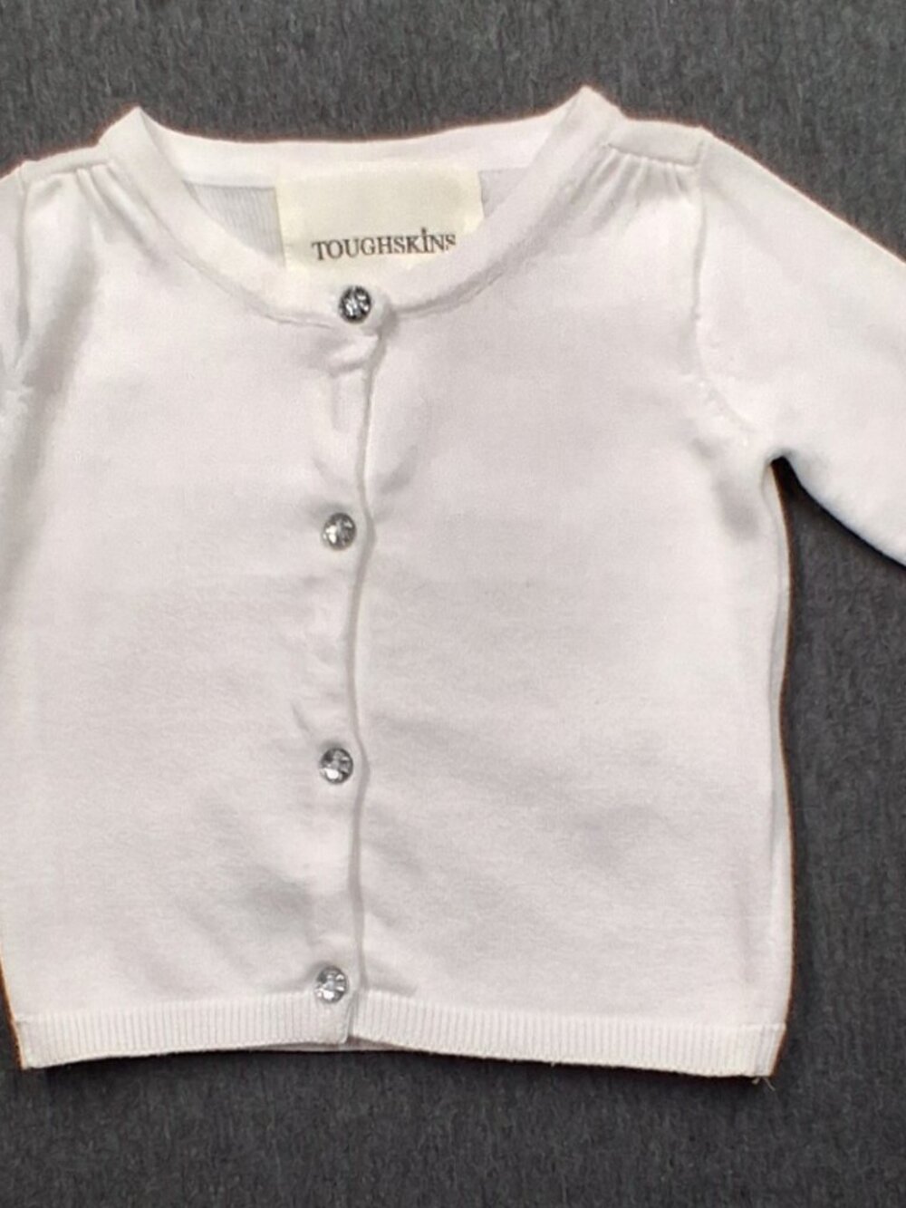 Toughskins Infant sweater size 18m white New without tags